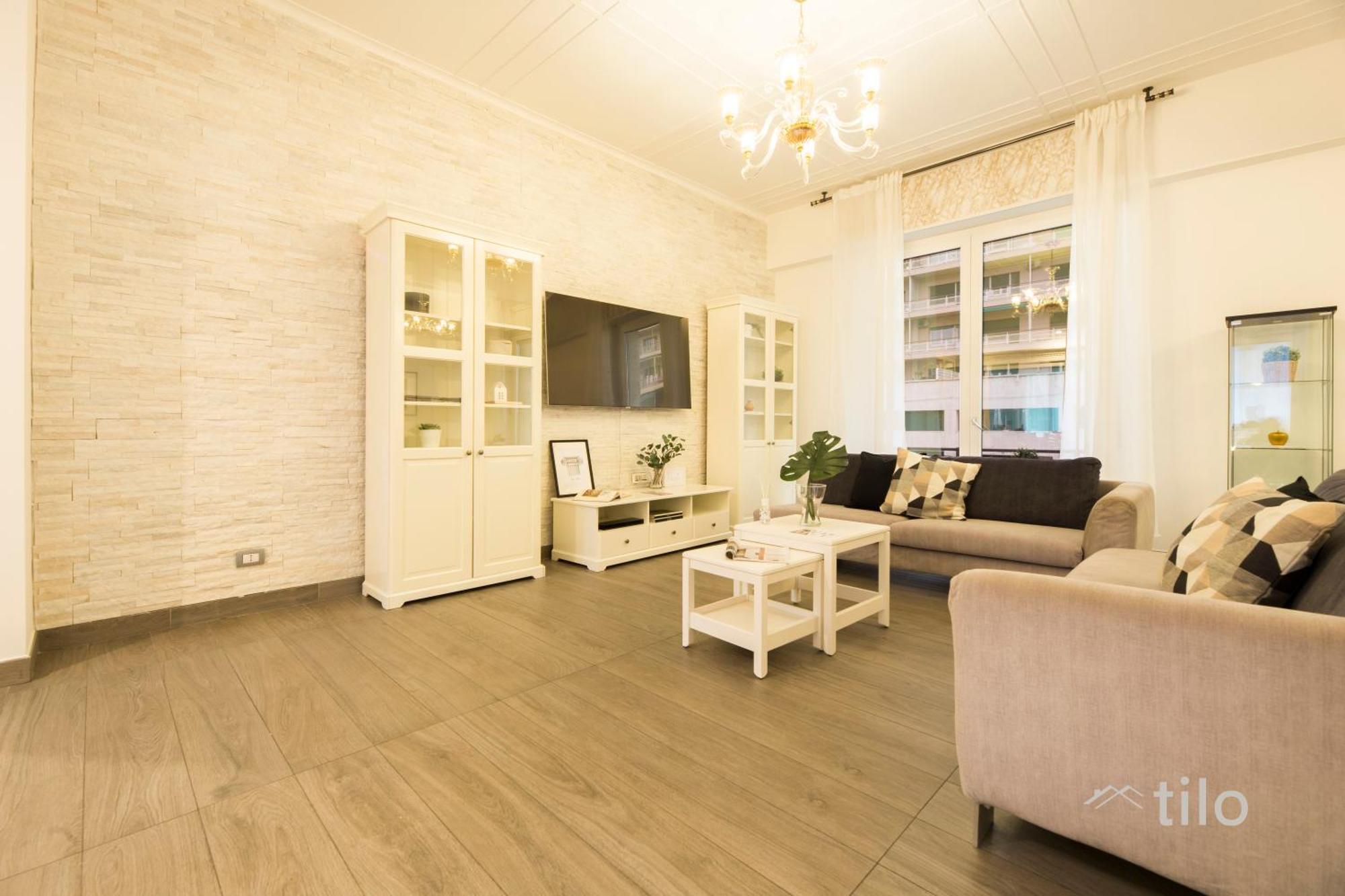 Beach, 4br, Family Lux, Ac, Wifi By Tilo Appartamento Genova